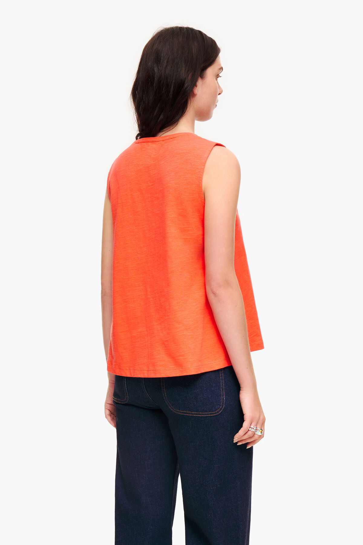 Camiseta algodón coral