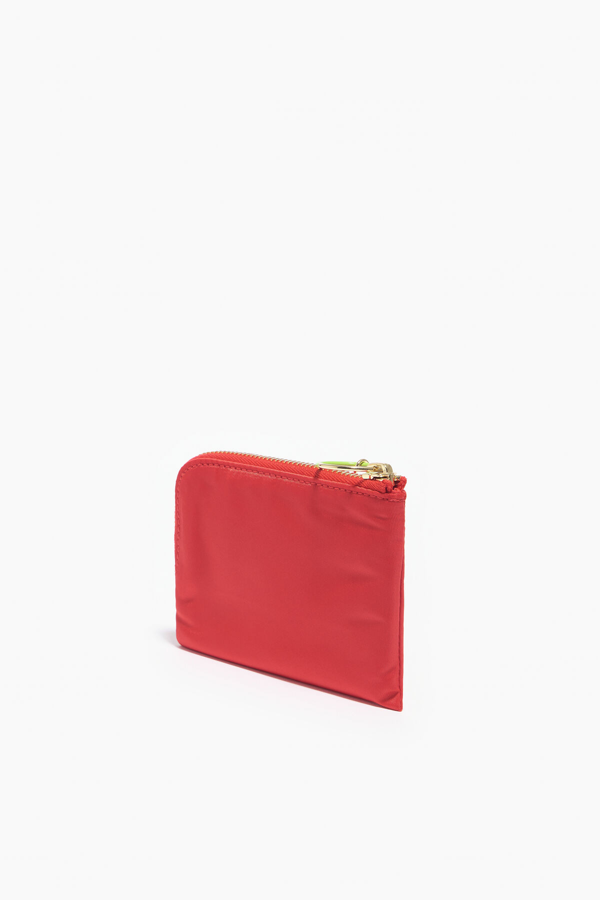 Monedero curvo nylon rojo