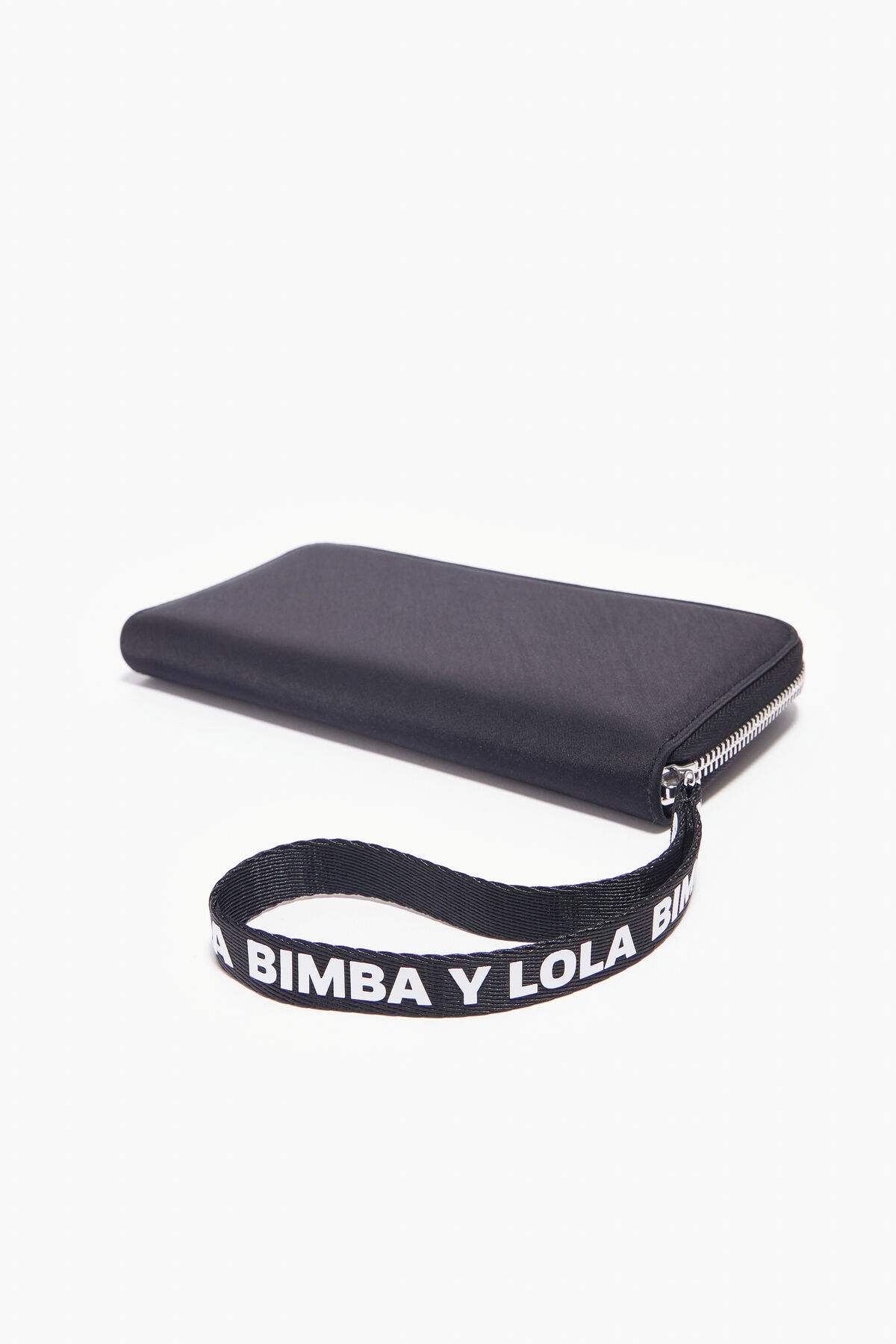 Billetera libro nylon negra