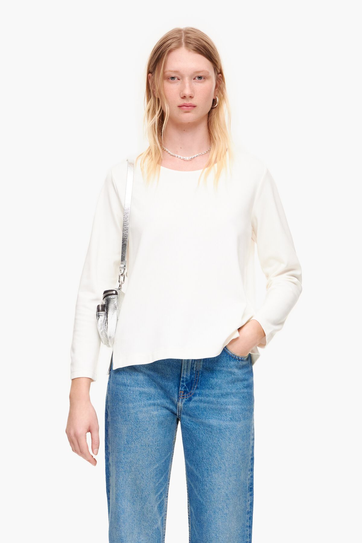 Camiseta punto blanca