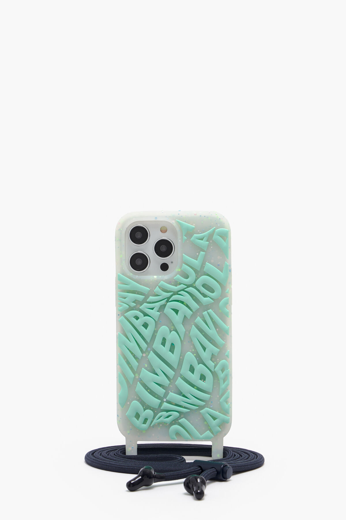 Funda iPhone 13 Pro Max transparente logo aguamarina