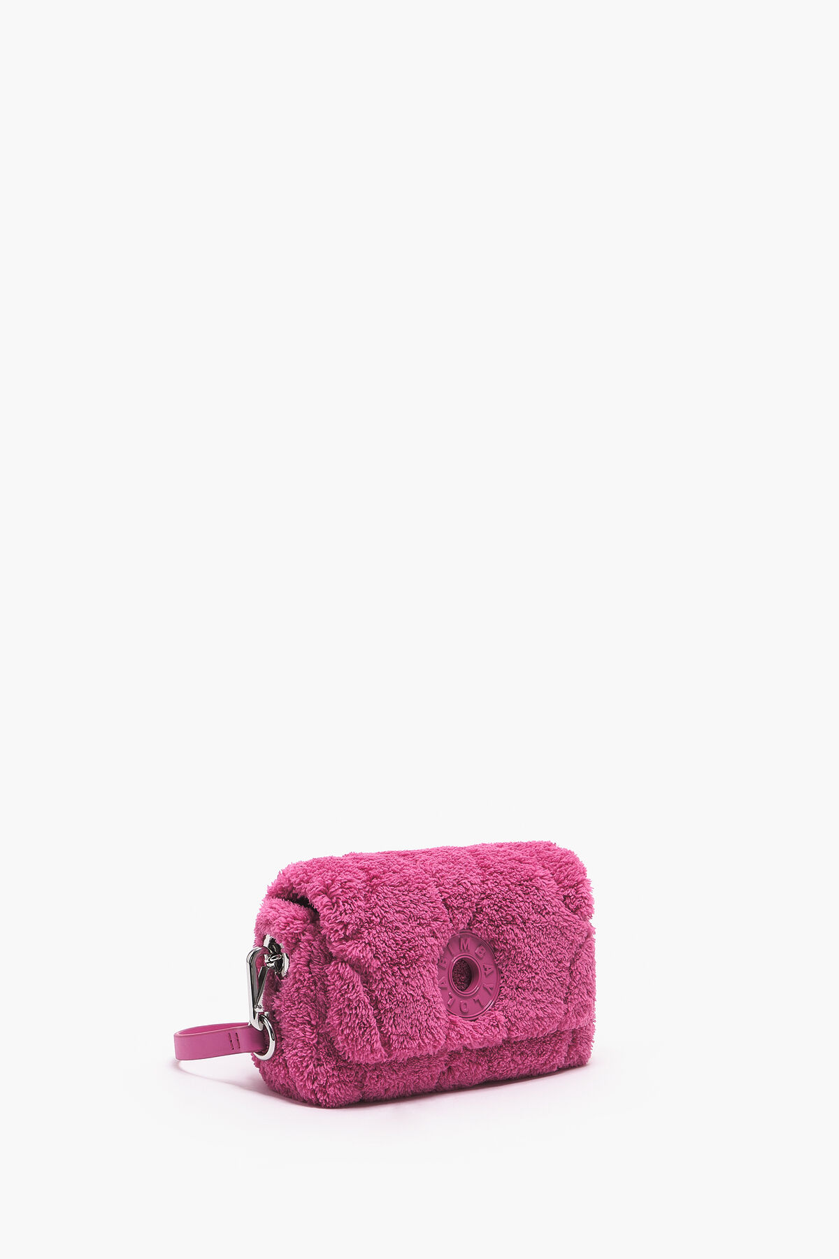 Bolso bandolera XS tejido rosa