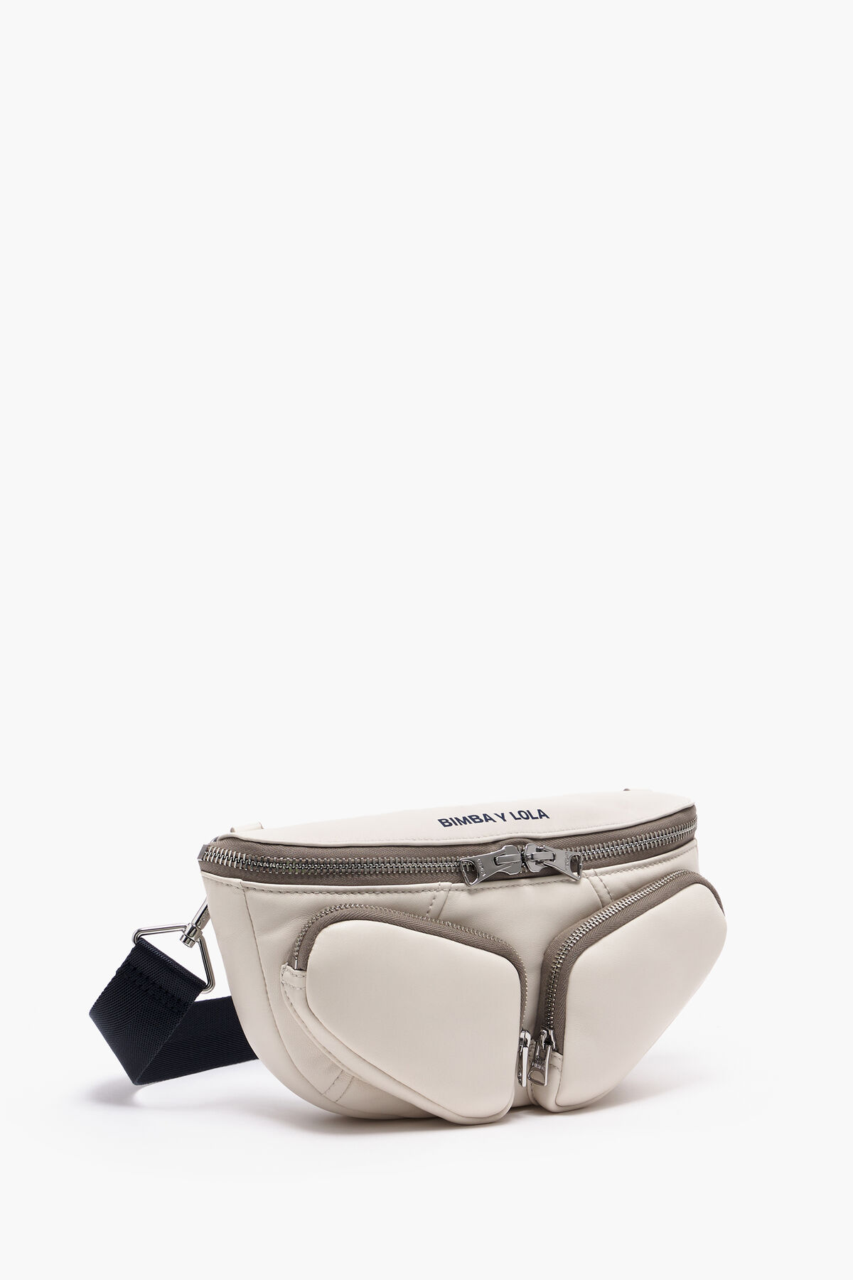 Bolso riñonera Pocket S piel blanco