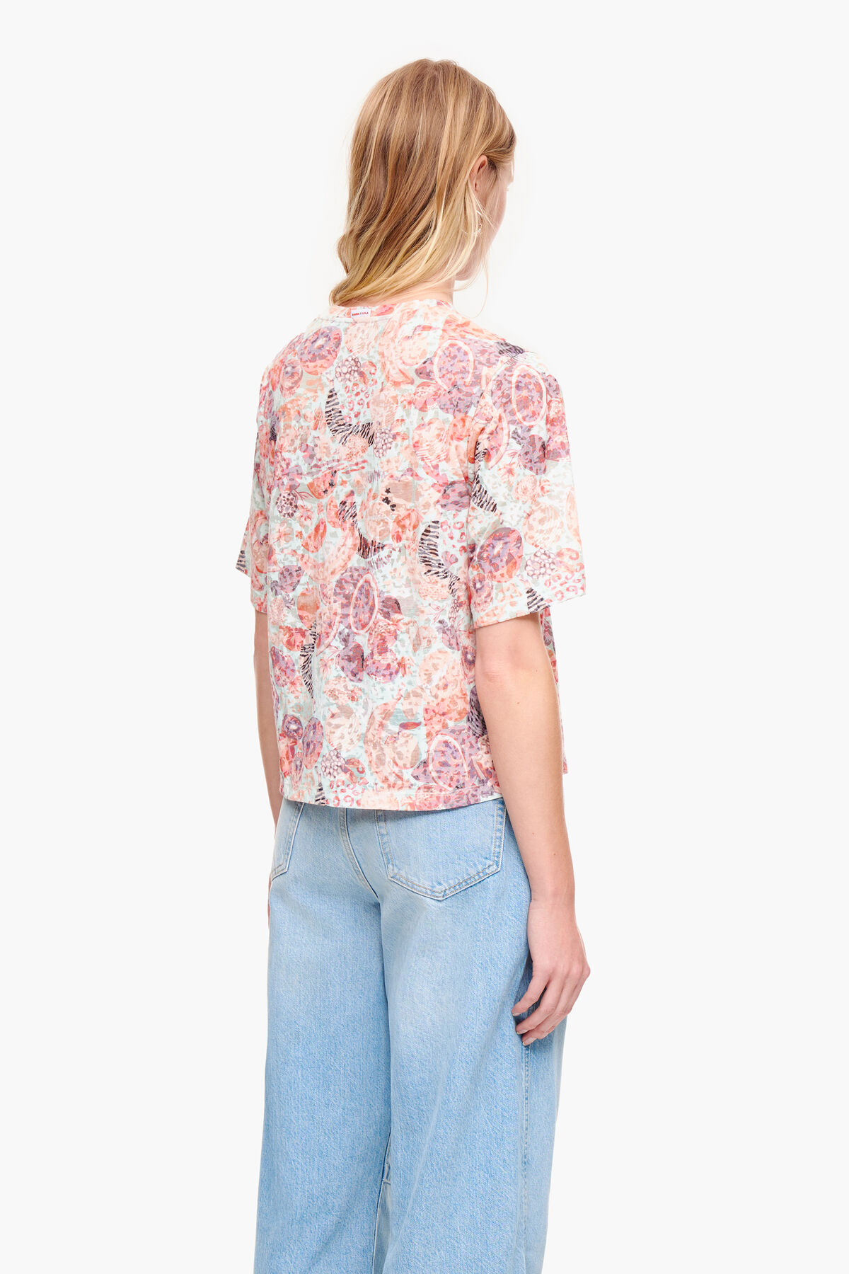 Camiseta boxy print Fruits Full