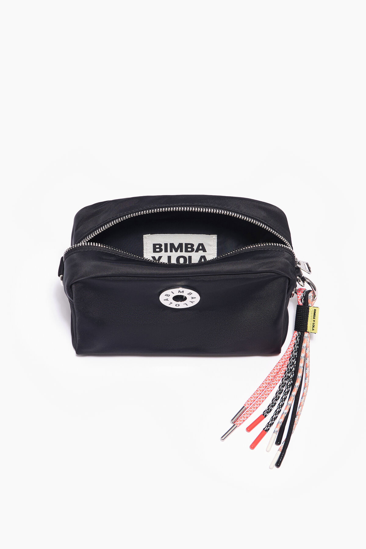 Bolso bandolera S nylon negro