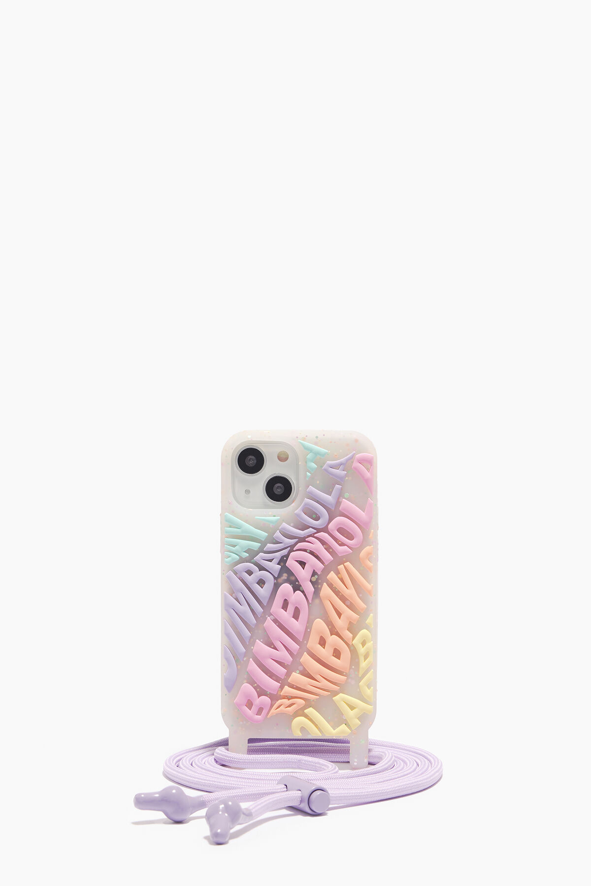 Funda iPhone 13 mini transparente logo multicolor
