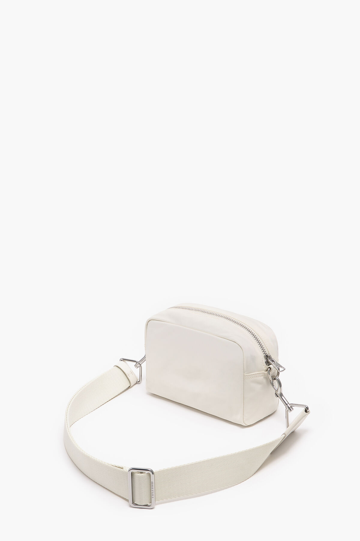 Bolso Bandolera S nylon hueso