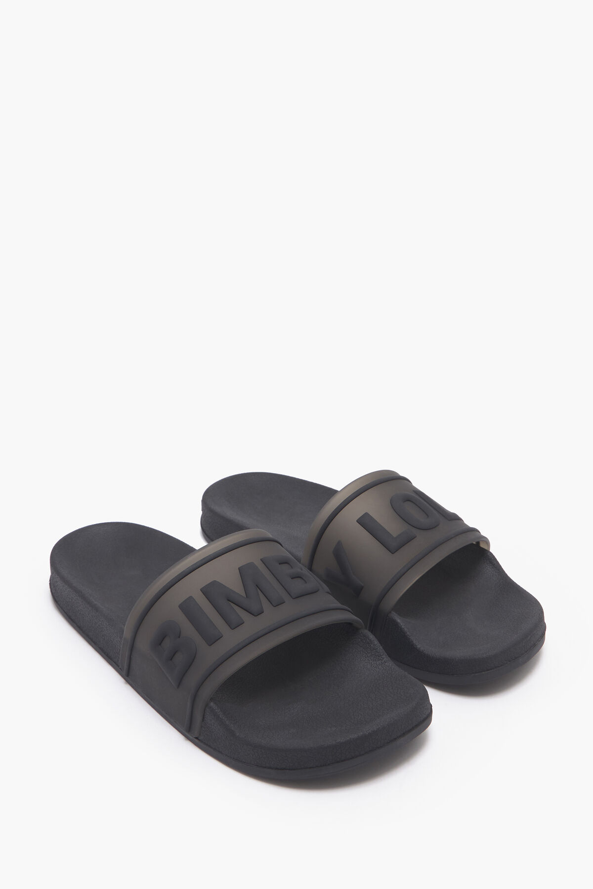 Chancla pala logo negra