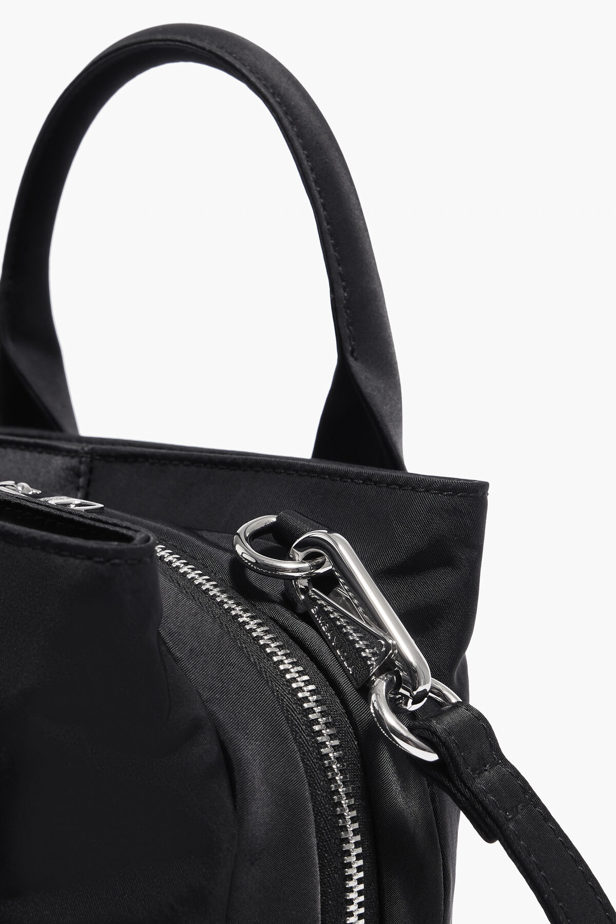 Bolso tote XS nylon negro