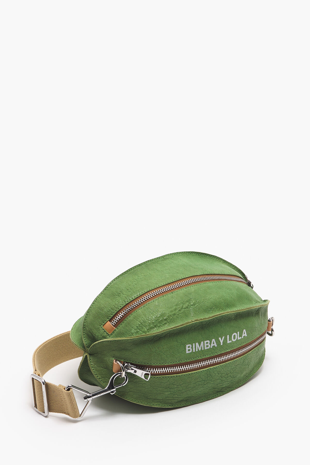 Bolso Pelota L piel verde