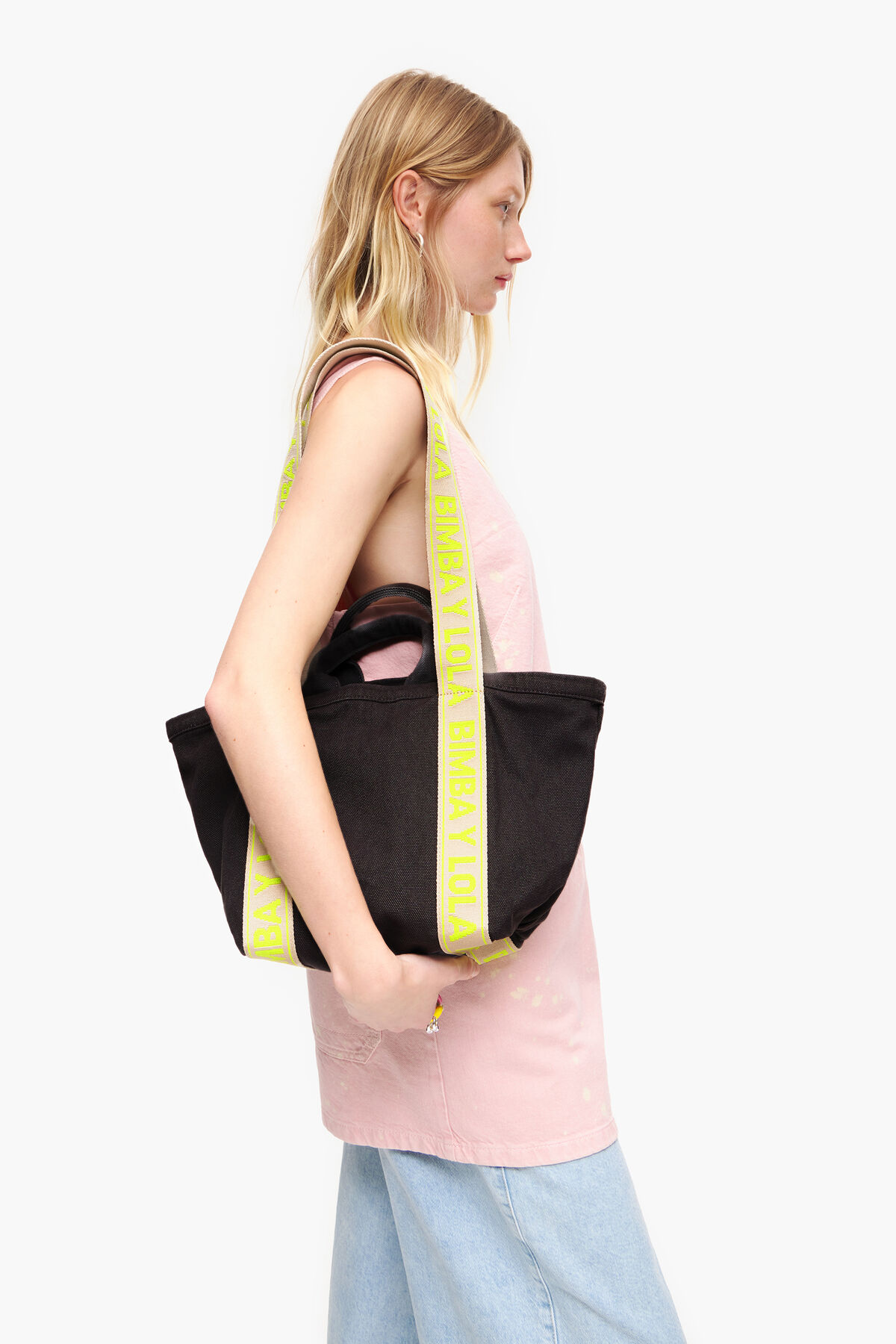 Bolsa shopper S canvas antracita