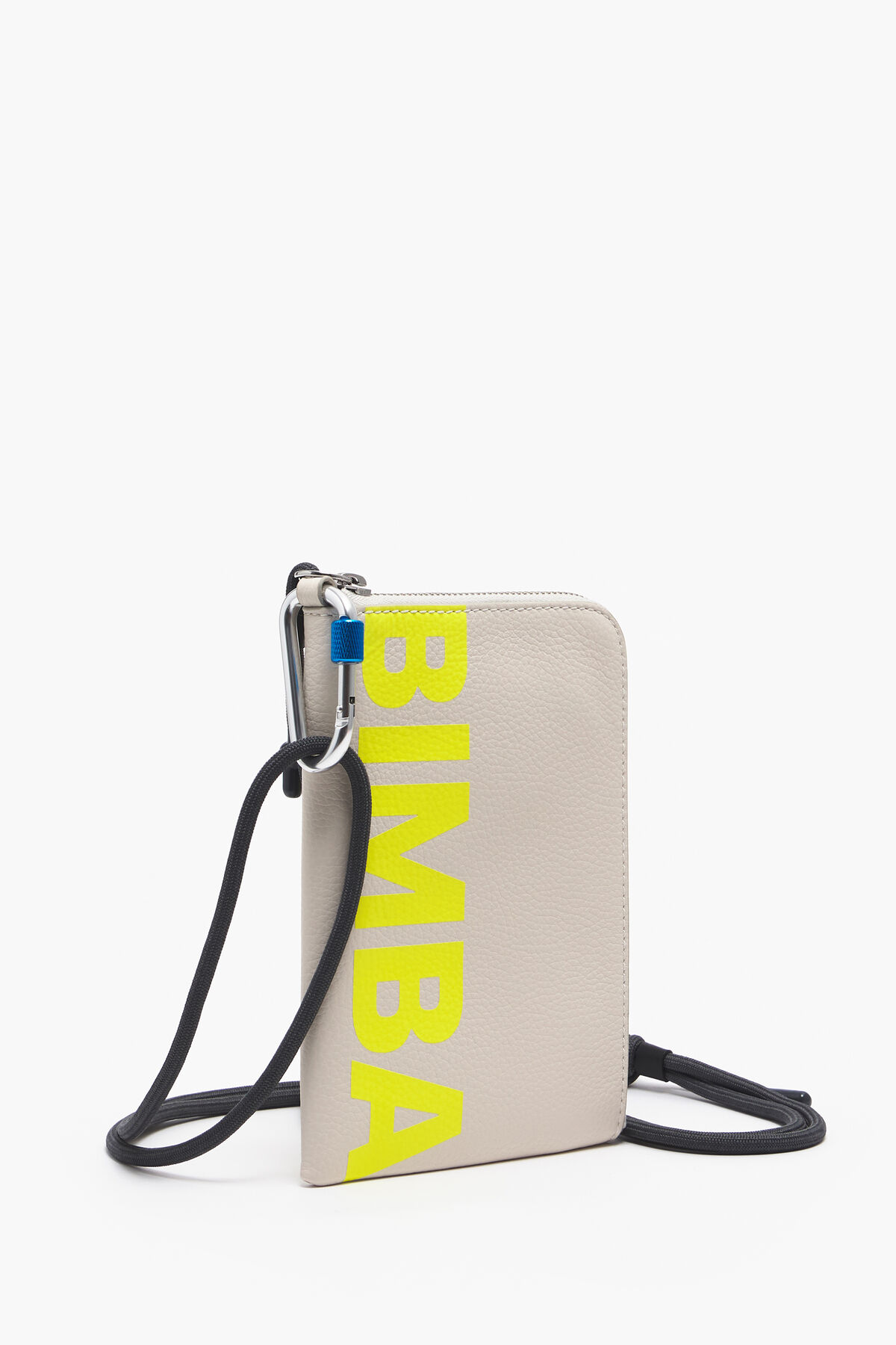 Minibolso rectangular piel blanco roto