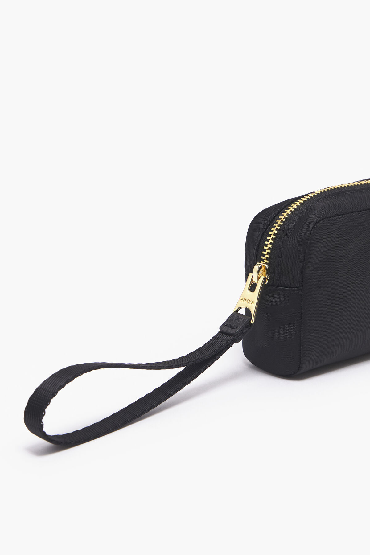 Neceser rectangular S nylon negro