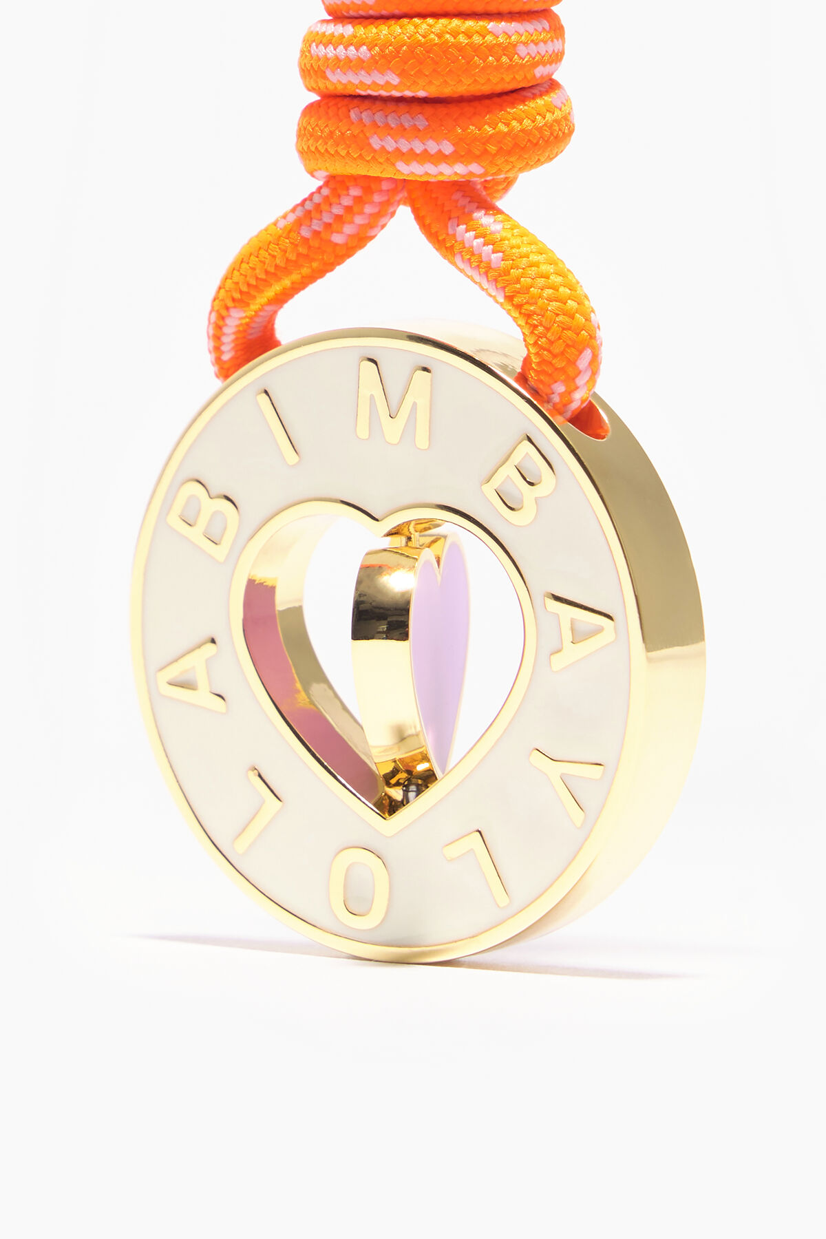 Llavero cirCuñar corazón marfil