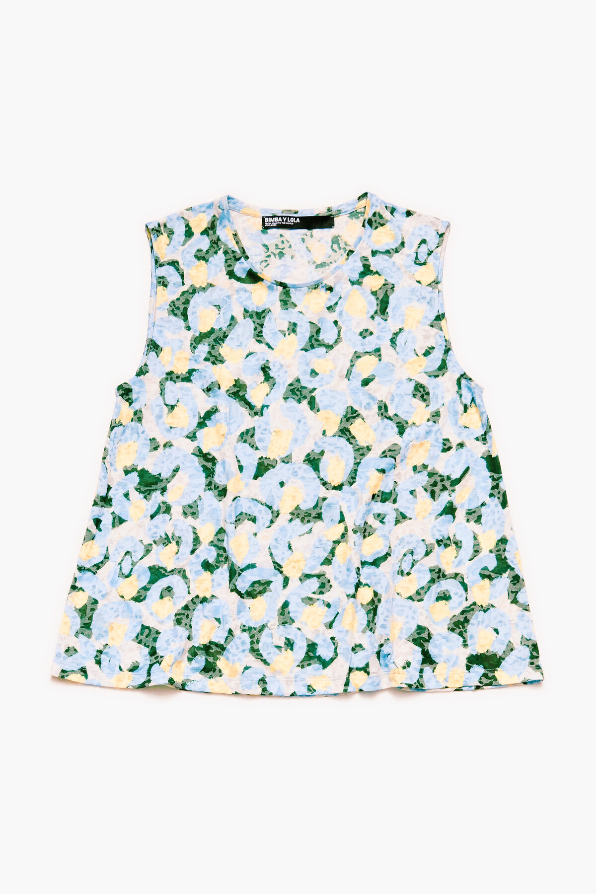 Camiseta Animal Brush azul claro