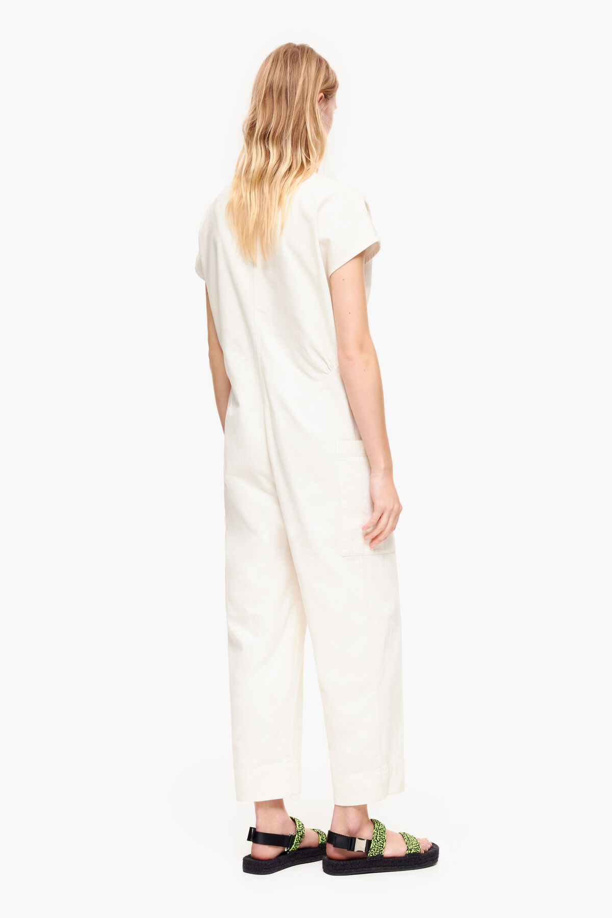 Mono vaquero largo marfil