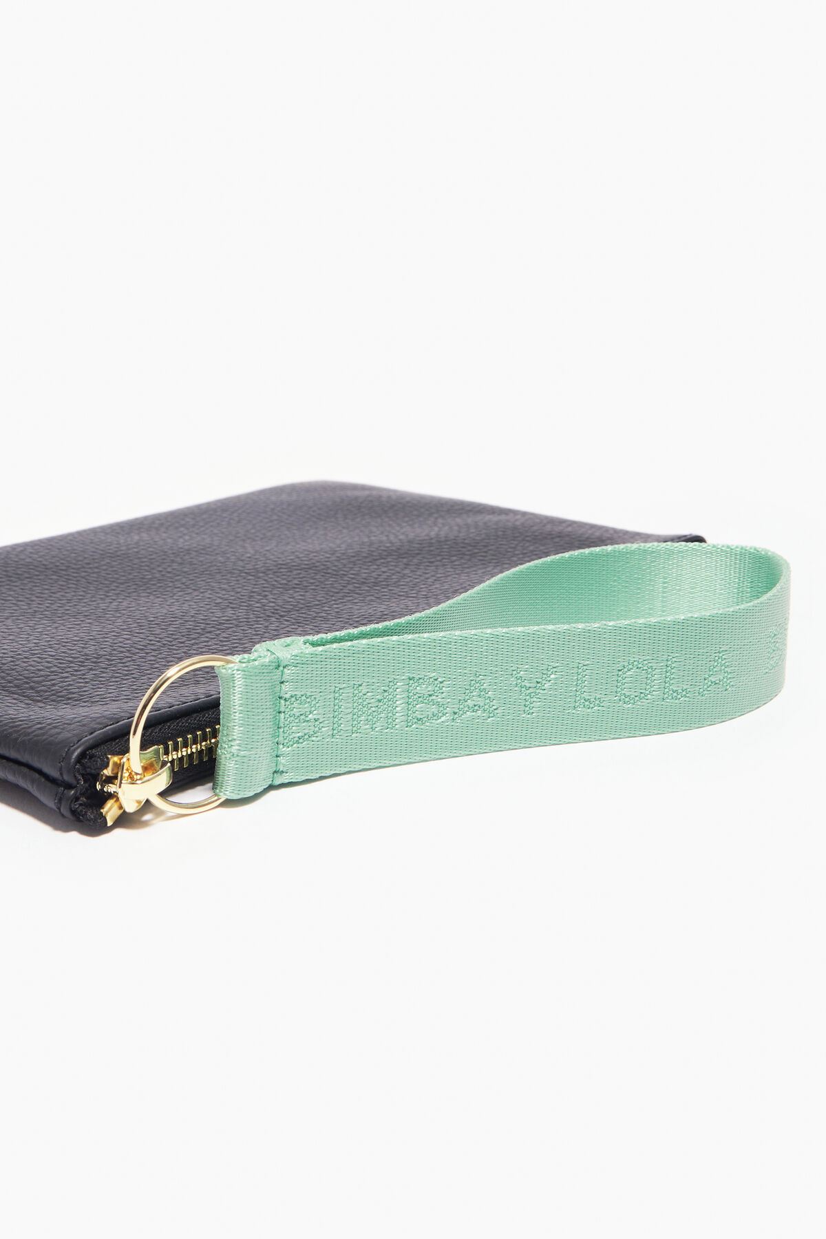 Neceser plano M piel negro