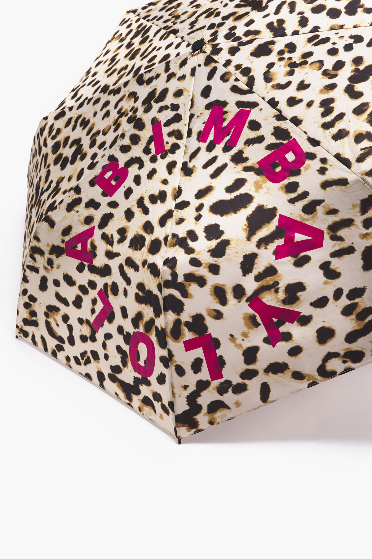 Paraguas plegable estampado leopardo