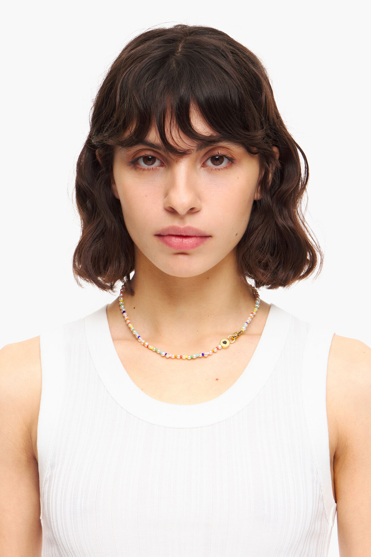 Collar perlas beads multicolor