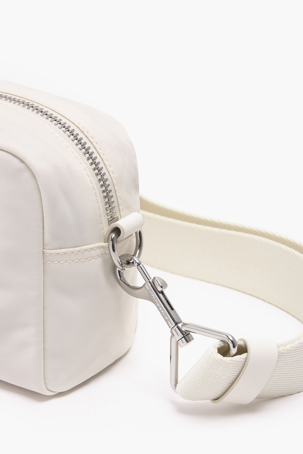 Bolso Bandolera S nylon hueso