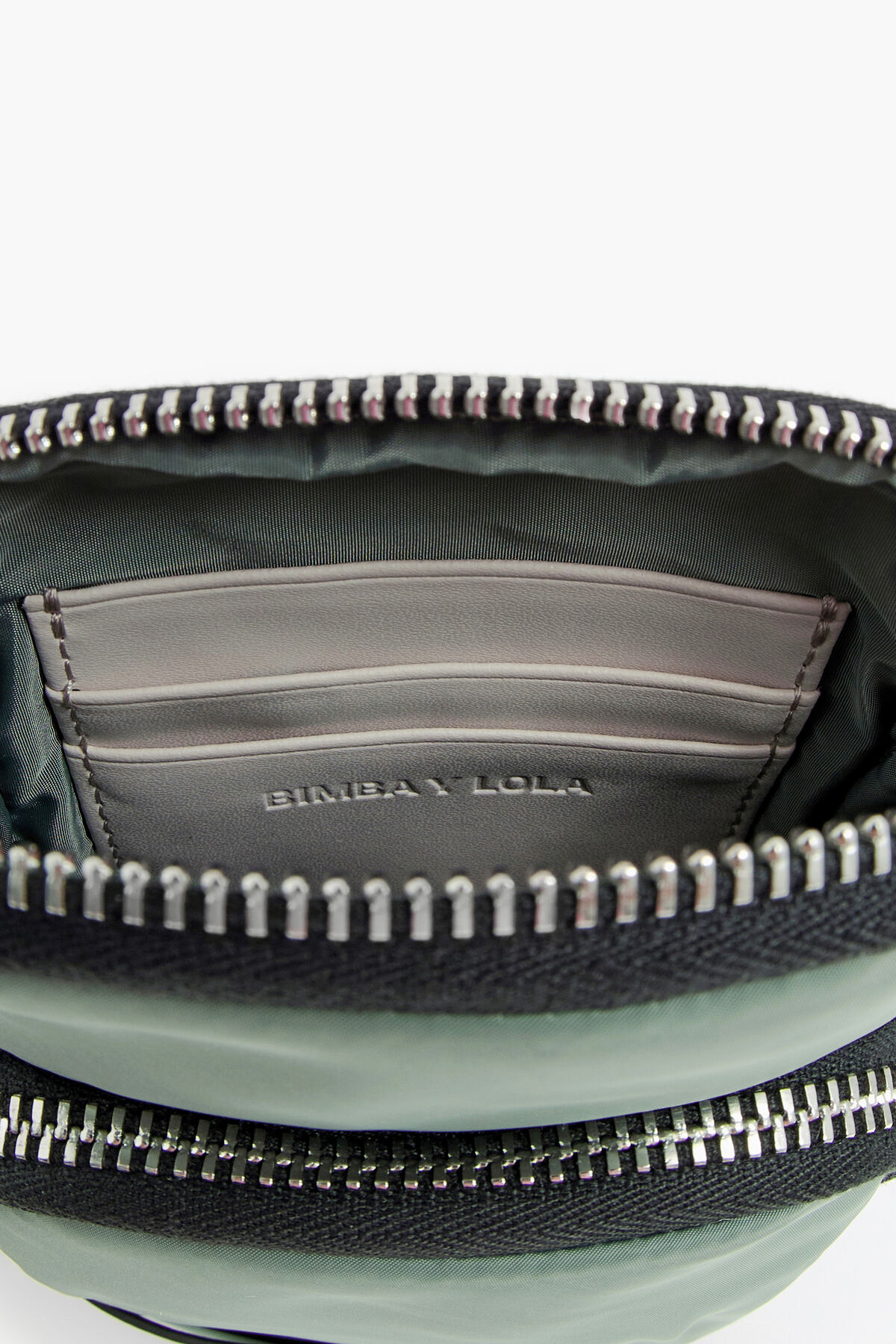 Minibolso nylon verde agua