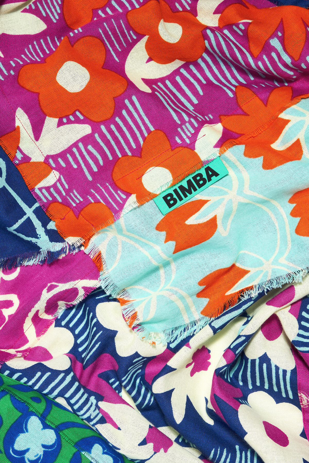 Chal patchwork aguamarina