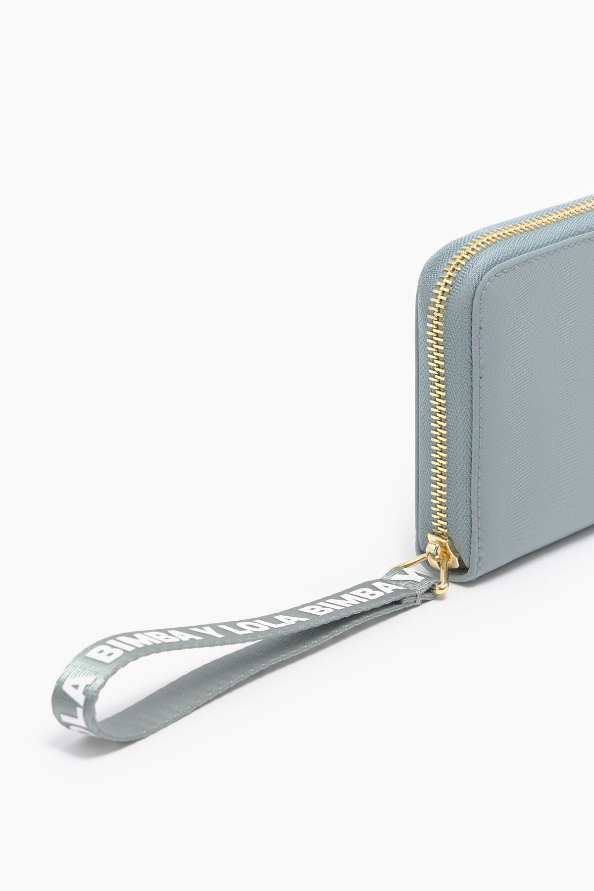 Billetera libro nylon verde agua