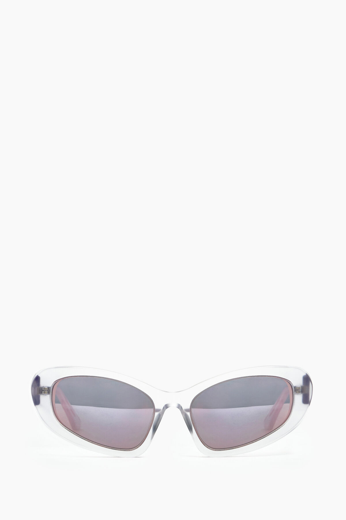 Gafas de sol cat-eye transparentes