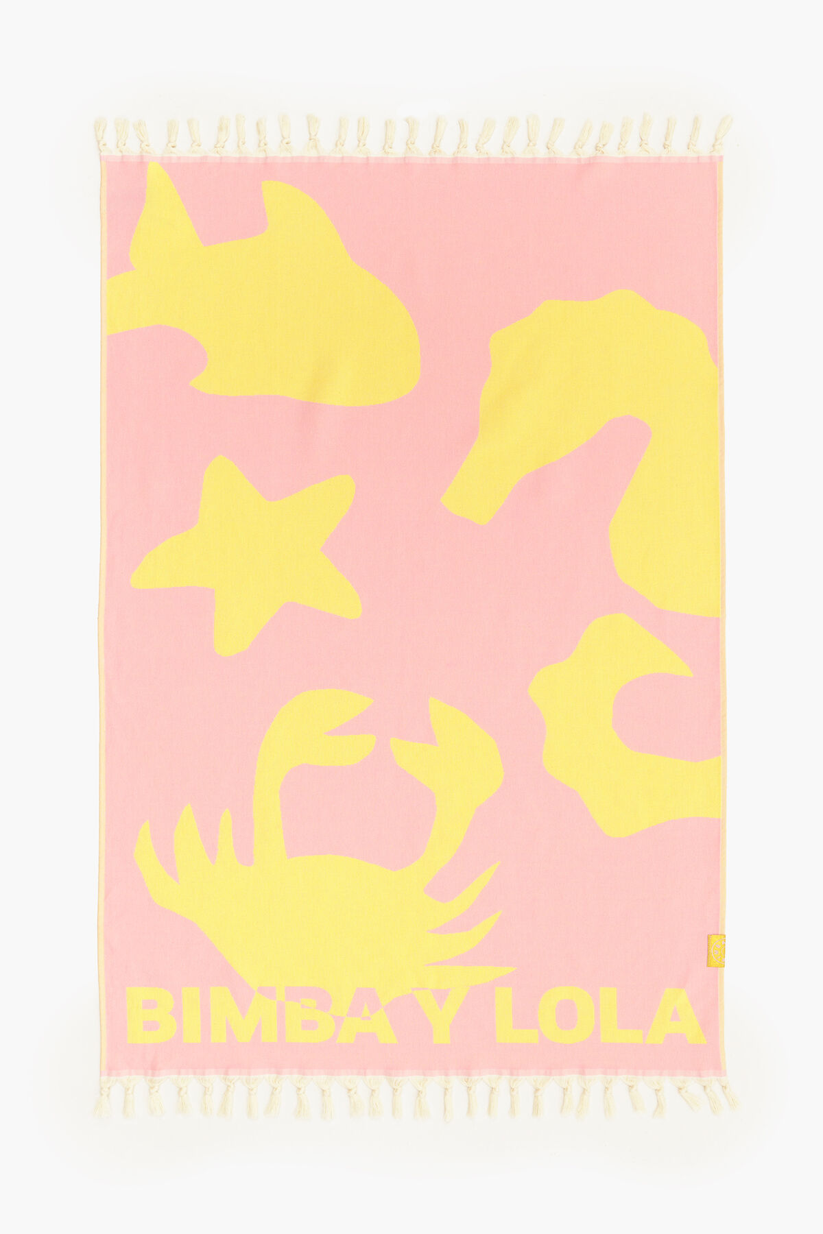 Toalla jacquard rosa