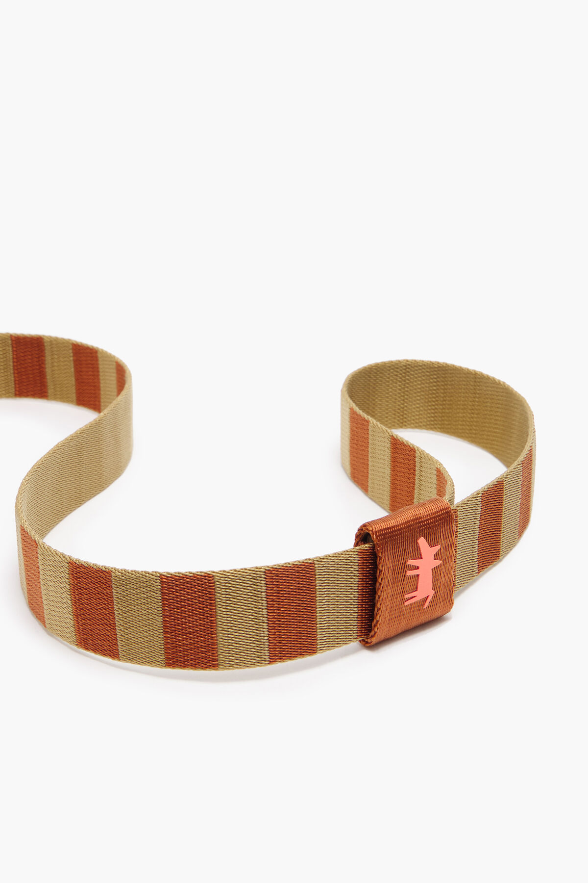 Correa mascota logo Lola caqui