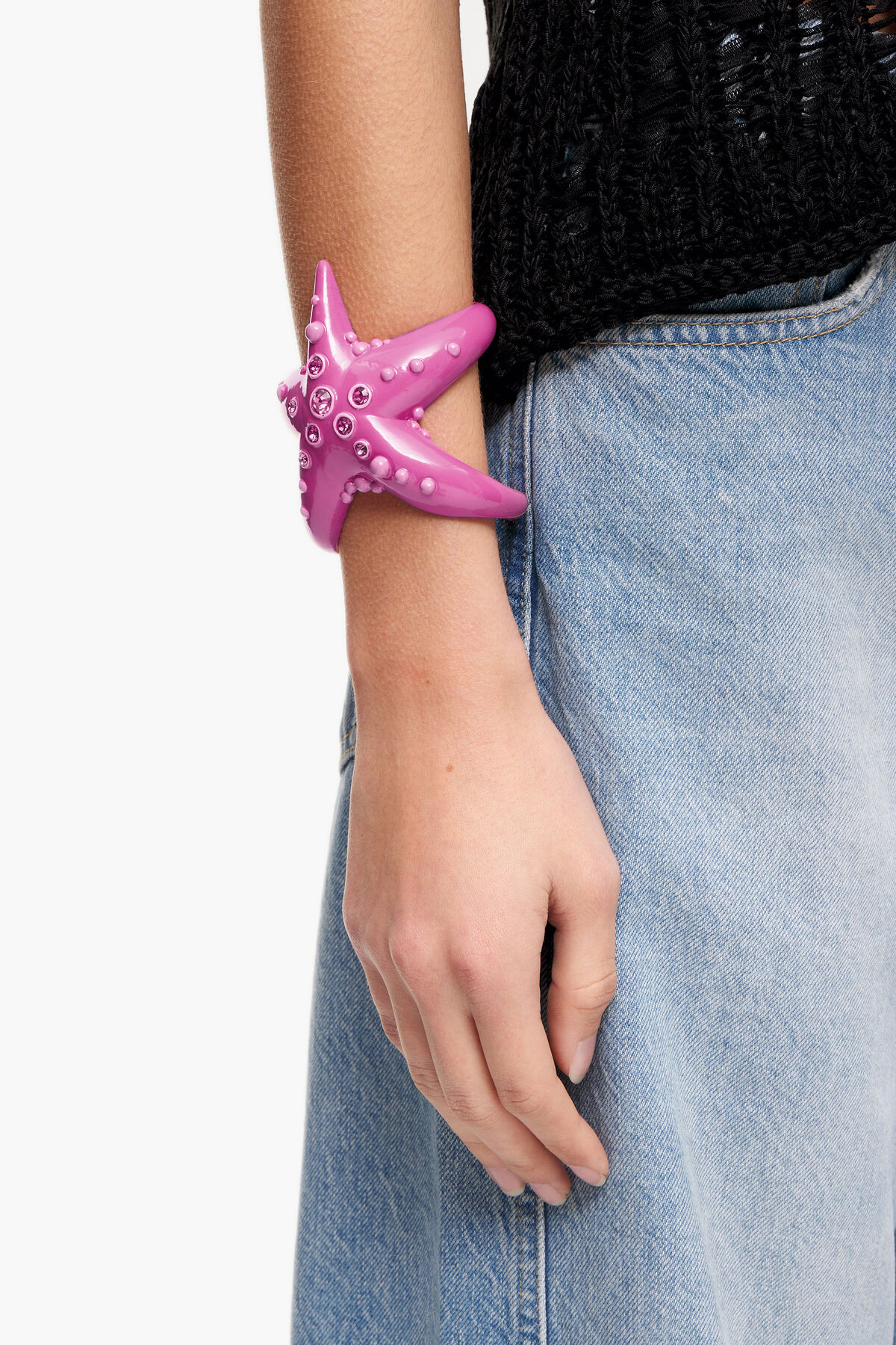 Pulsera estrella rosa