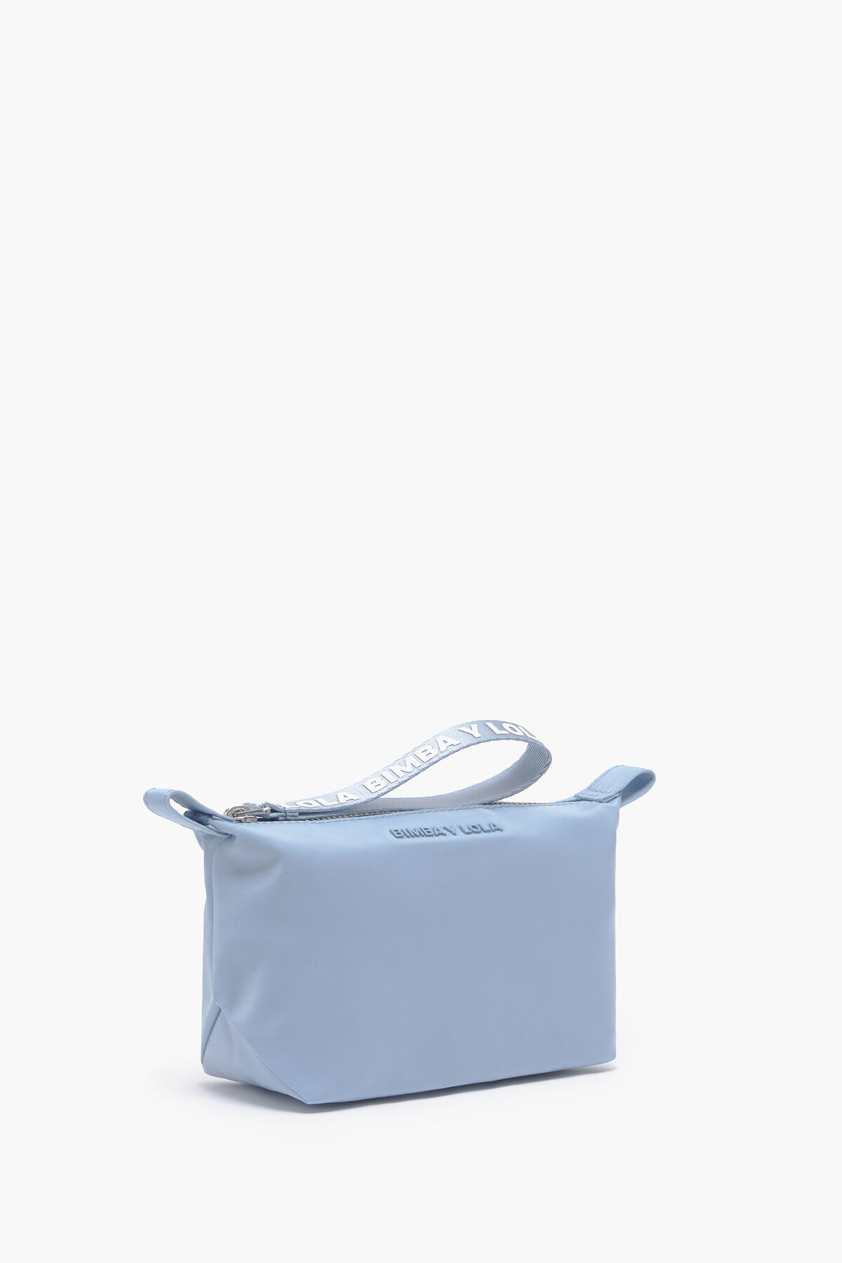 Neceser trapecio S nylon azul