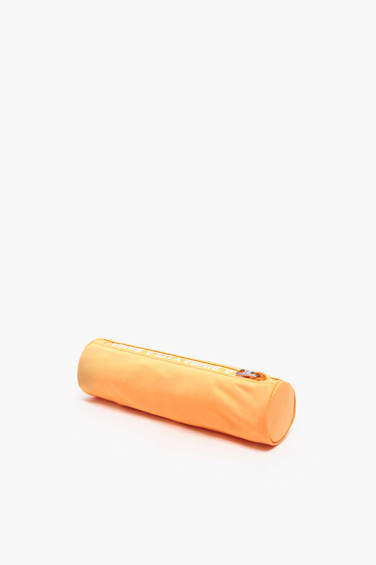Estuche cilíndrico nylon naranja
