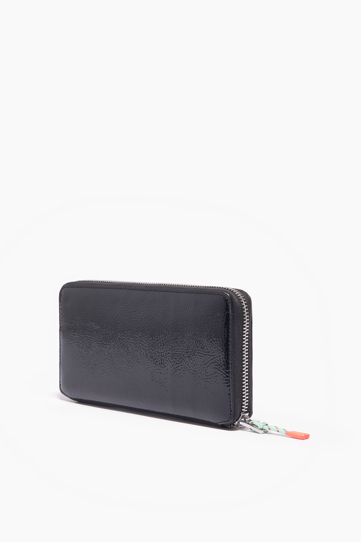 Billetera libro charol negra