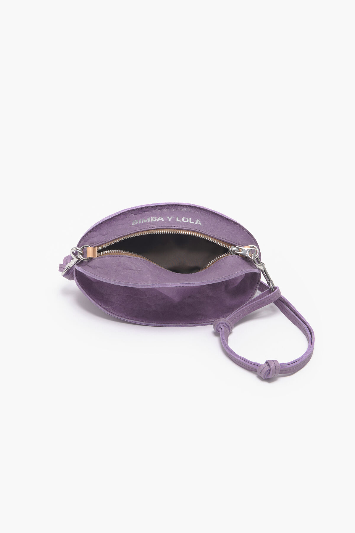 Bolso Pelota S piel lila