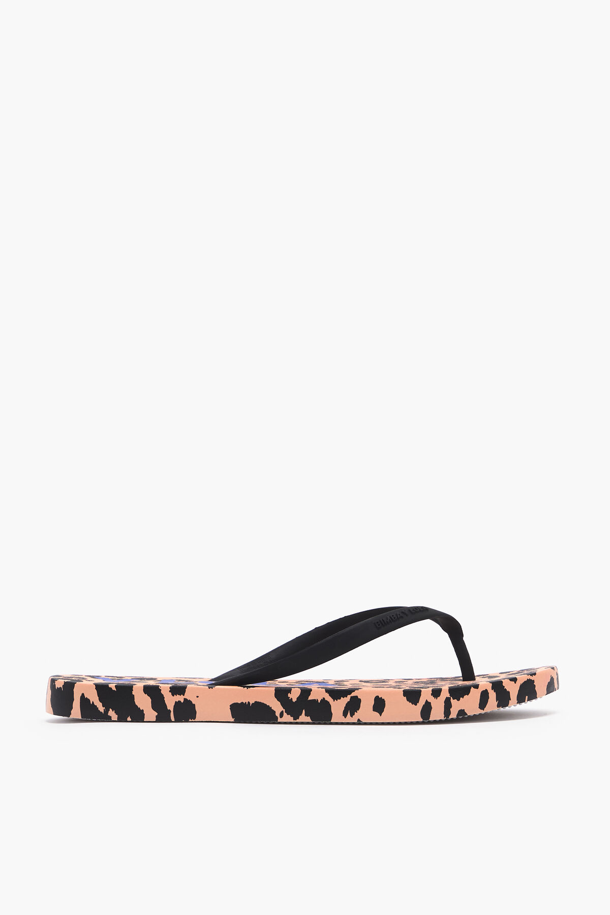 Chancla print Leopard naranja
