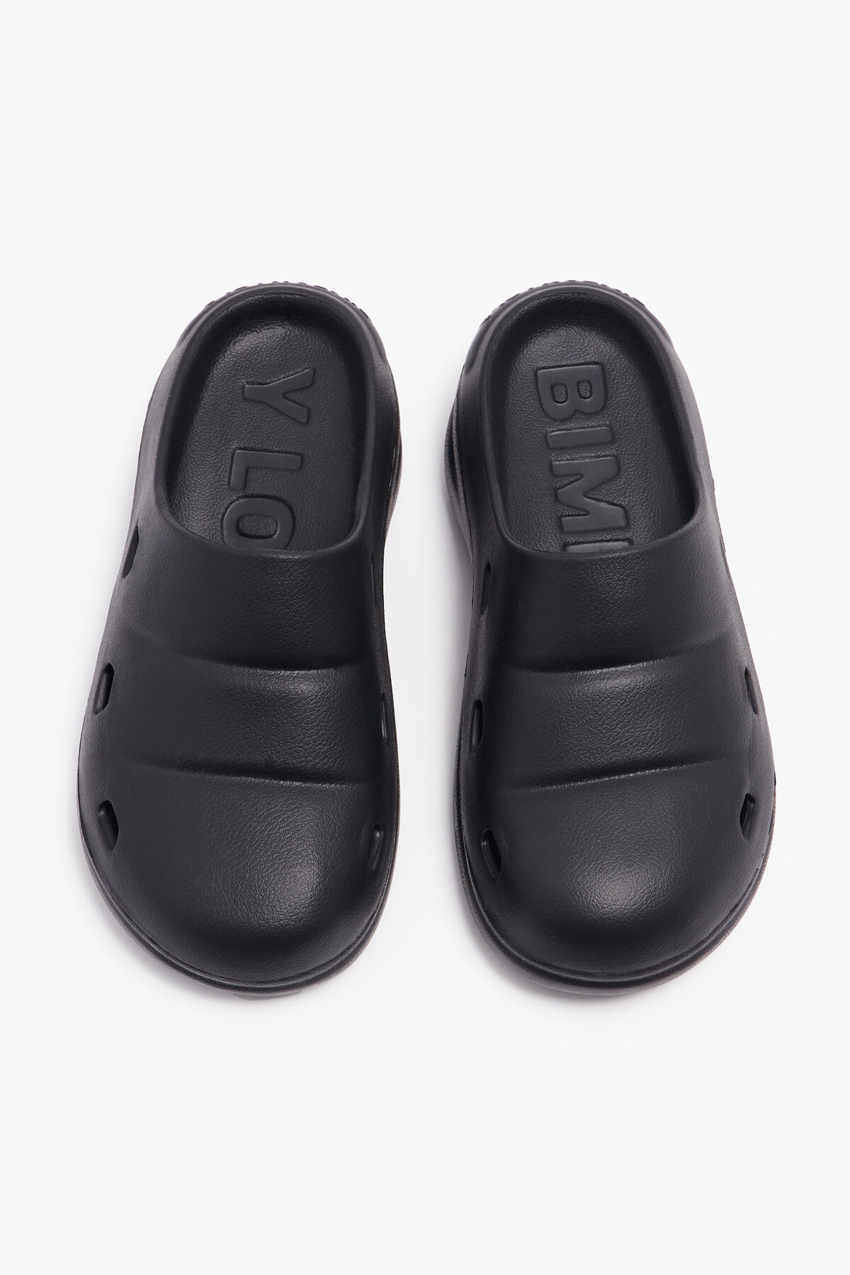 Zueco plataforma negro