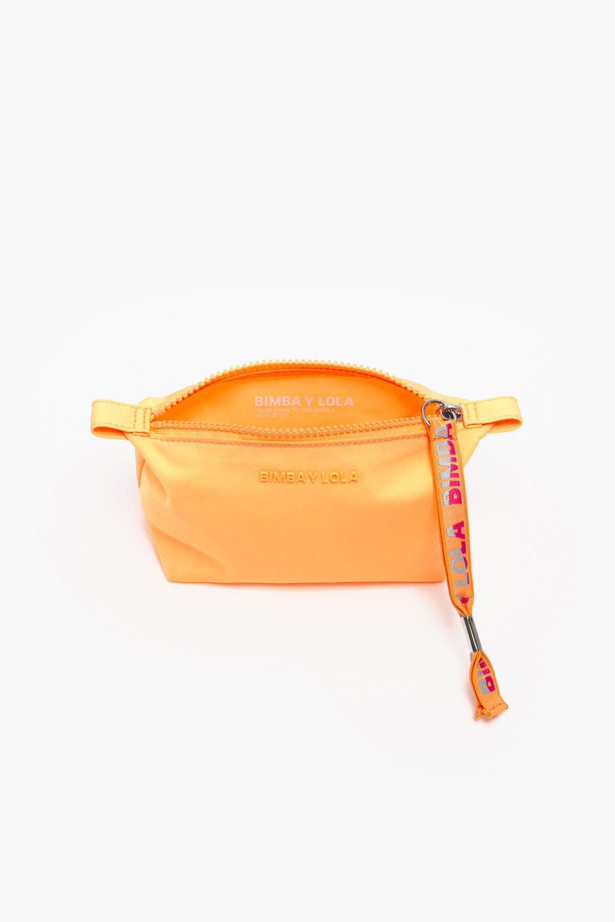 Neceser trapecio S nylon naranja