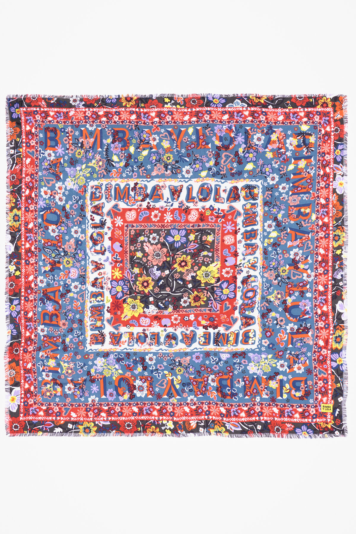 Chal flores y logos verde