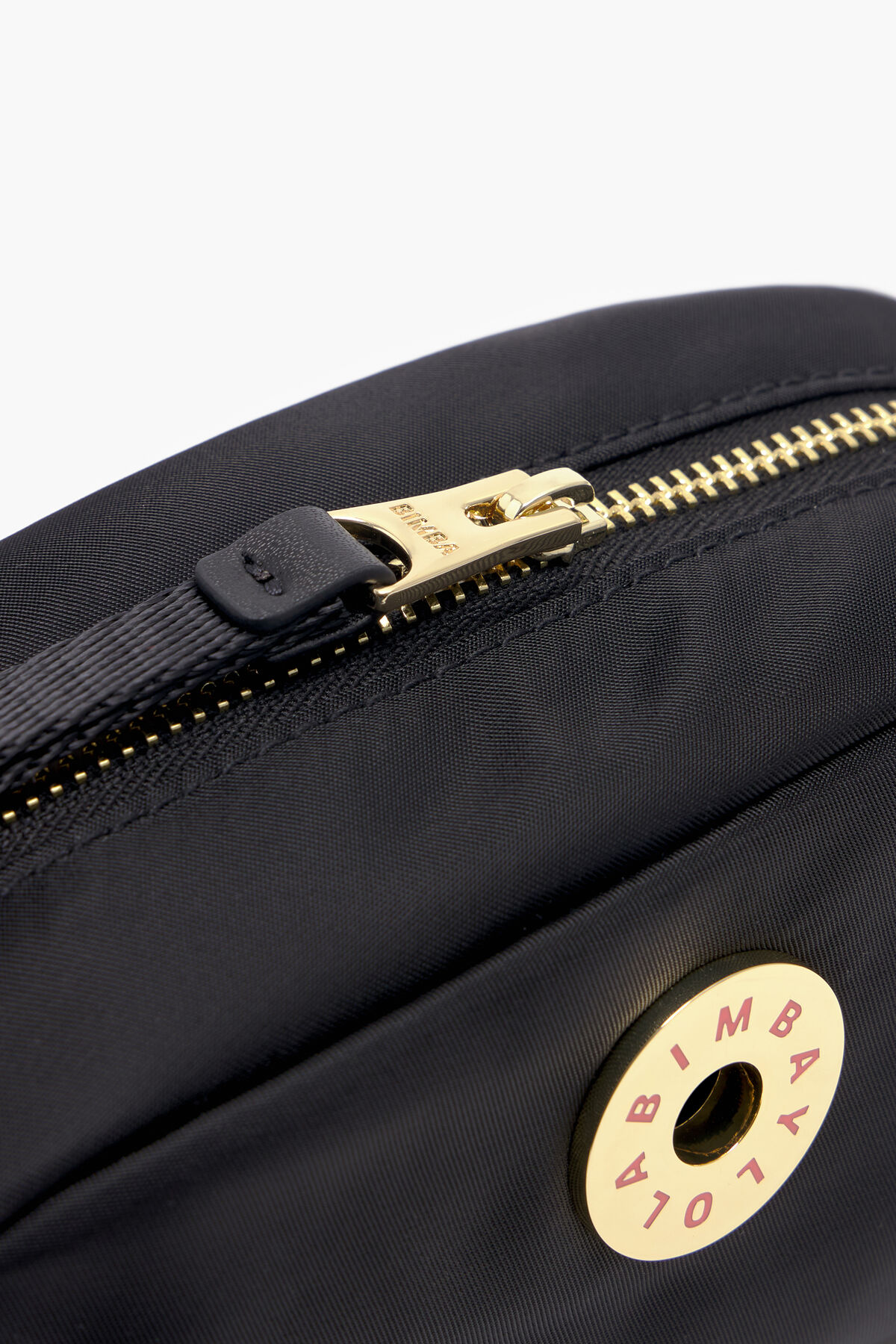 Neceser media luna S nylon negro