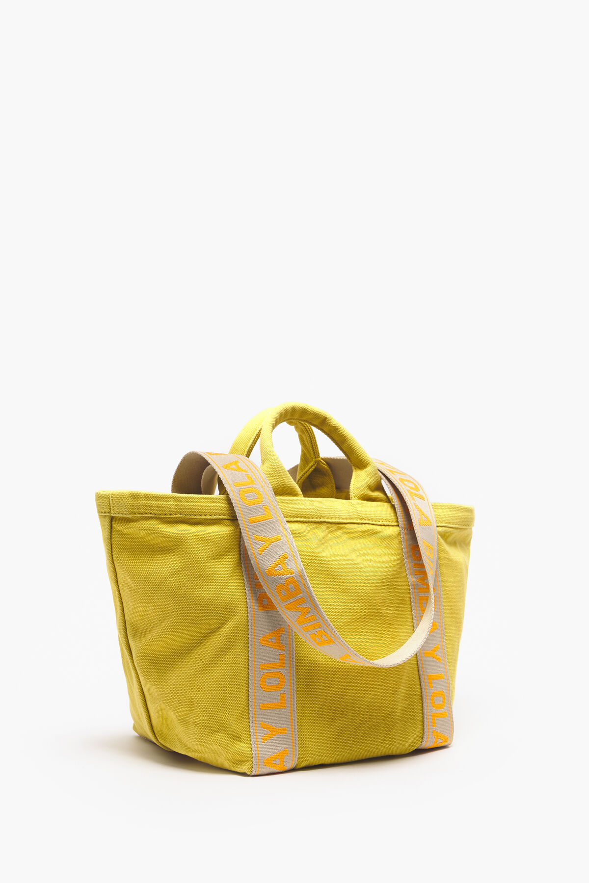 Bolsa shopper S canvas amarillo