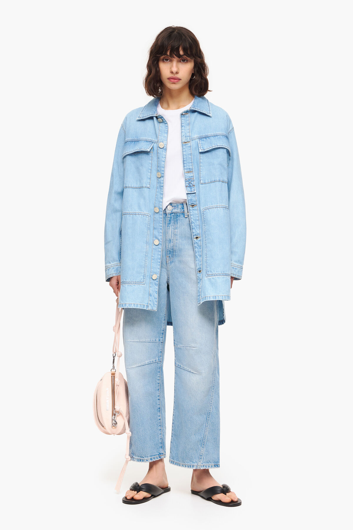 Camiseta doble tejido blanca