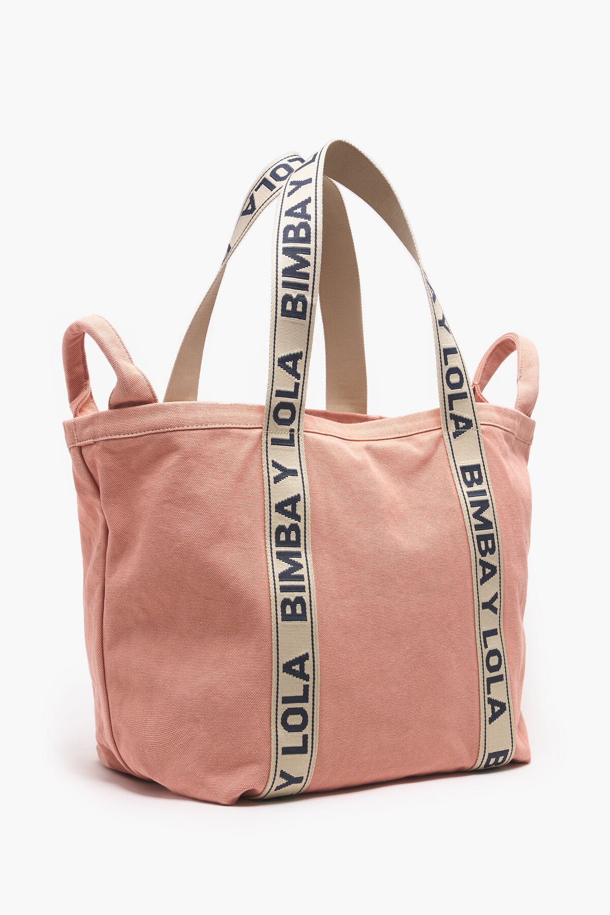 Bolsa shopper XL canvas rosa