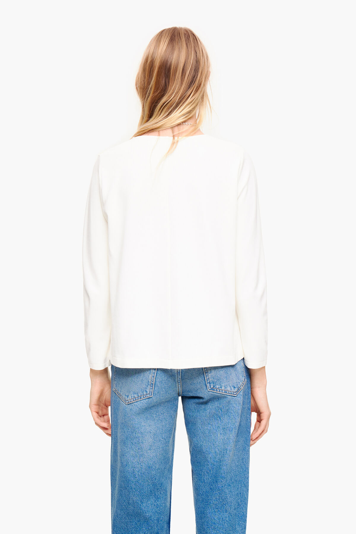 Camiseta punto blanca