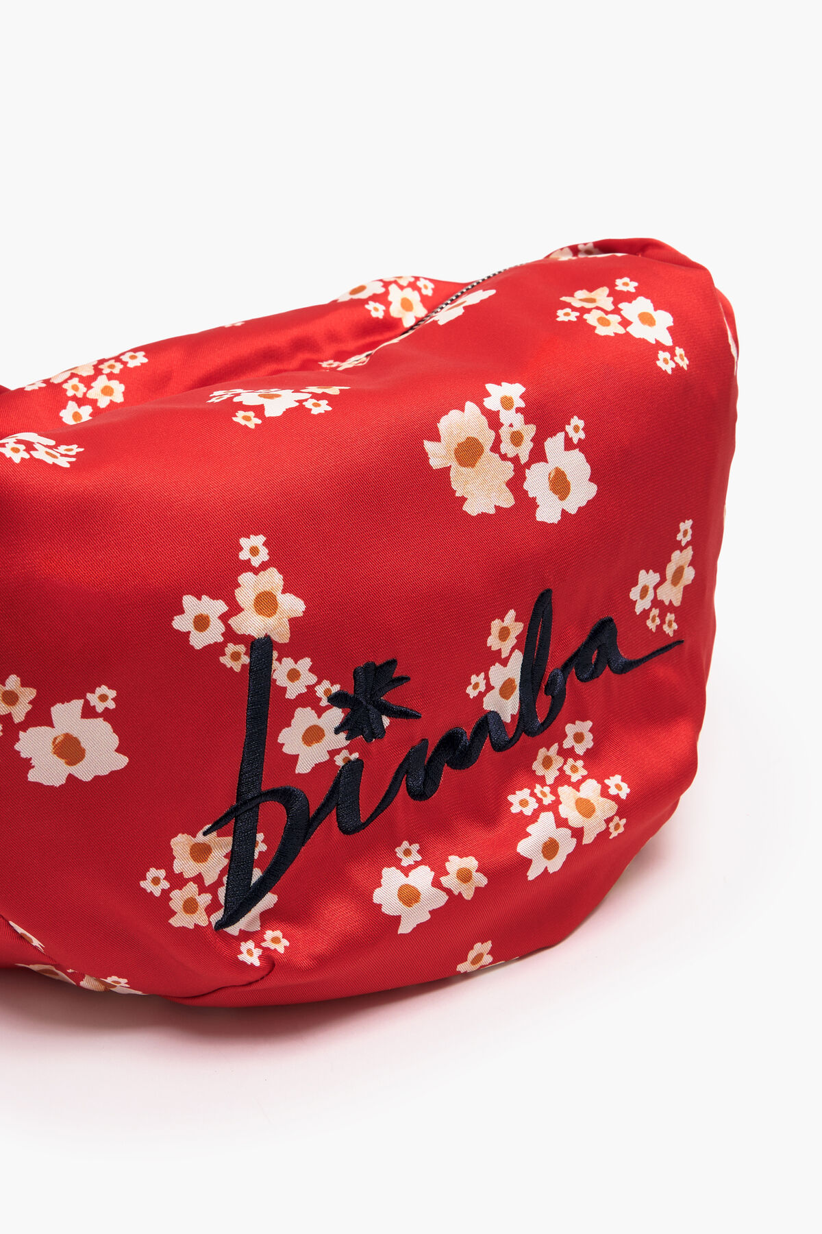 Bolso saca S Acrylic Flowers rojo
