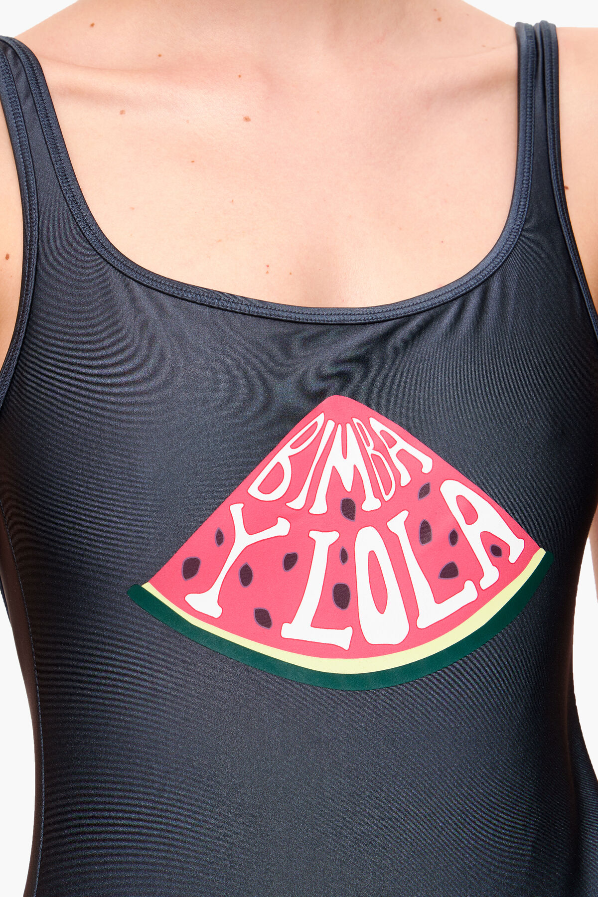 Bañador logo Sandía antracita