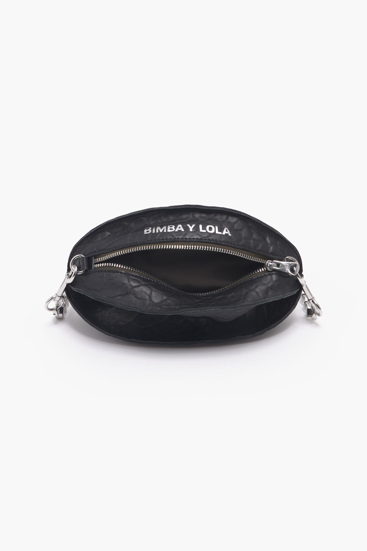 Bolso Pelota S piel negro