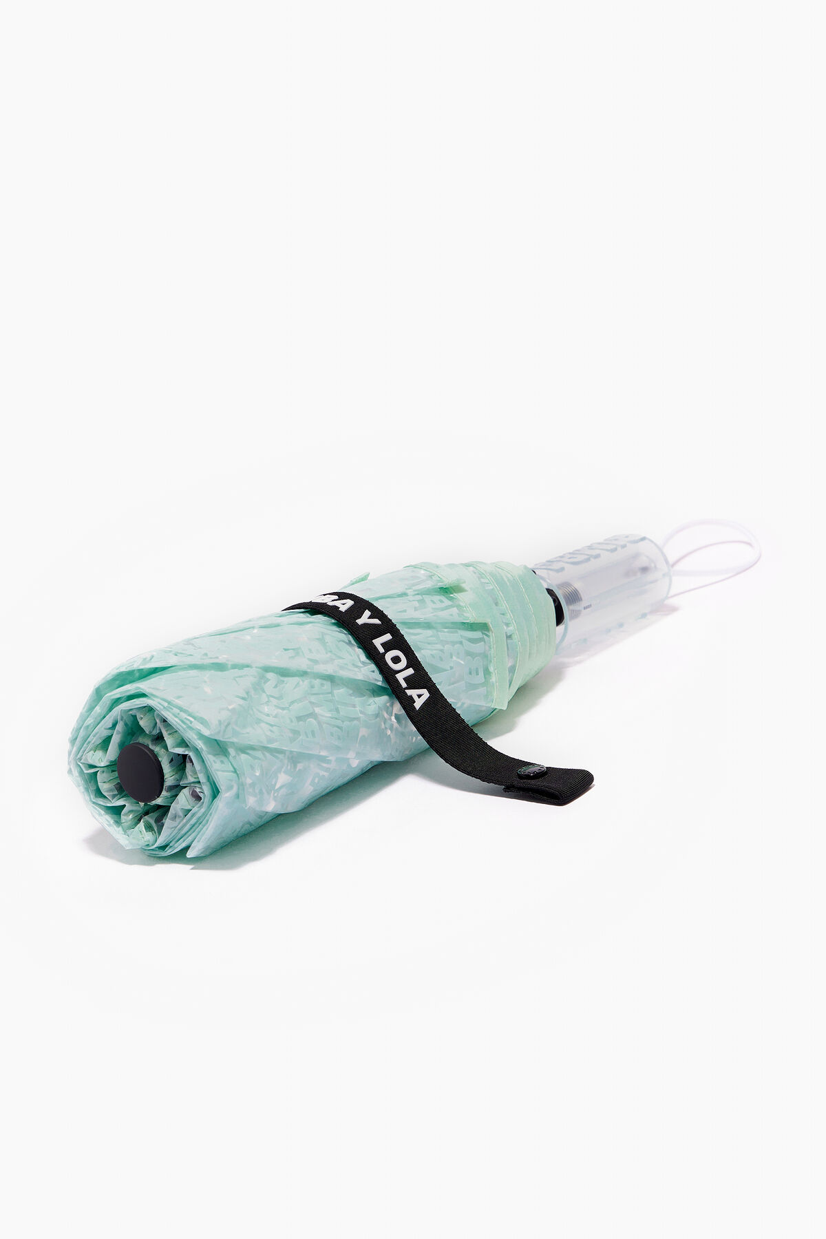 Paraguas logo estampado blanco