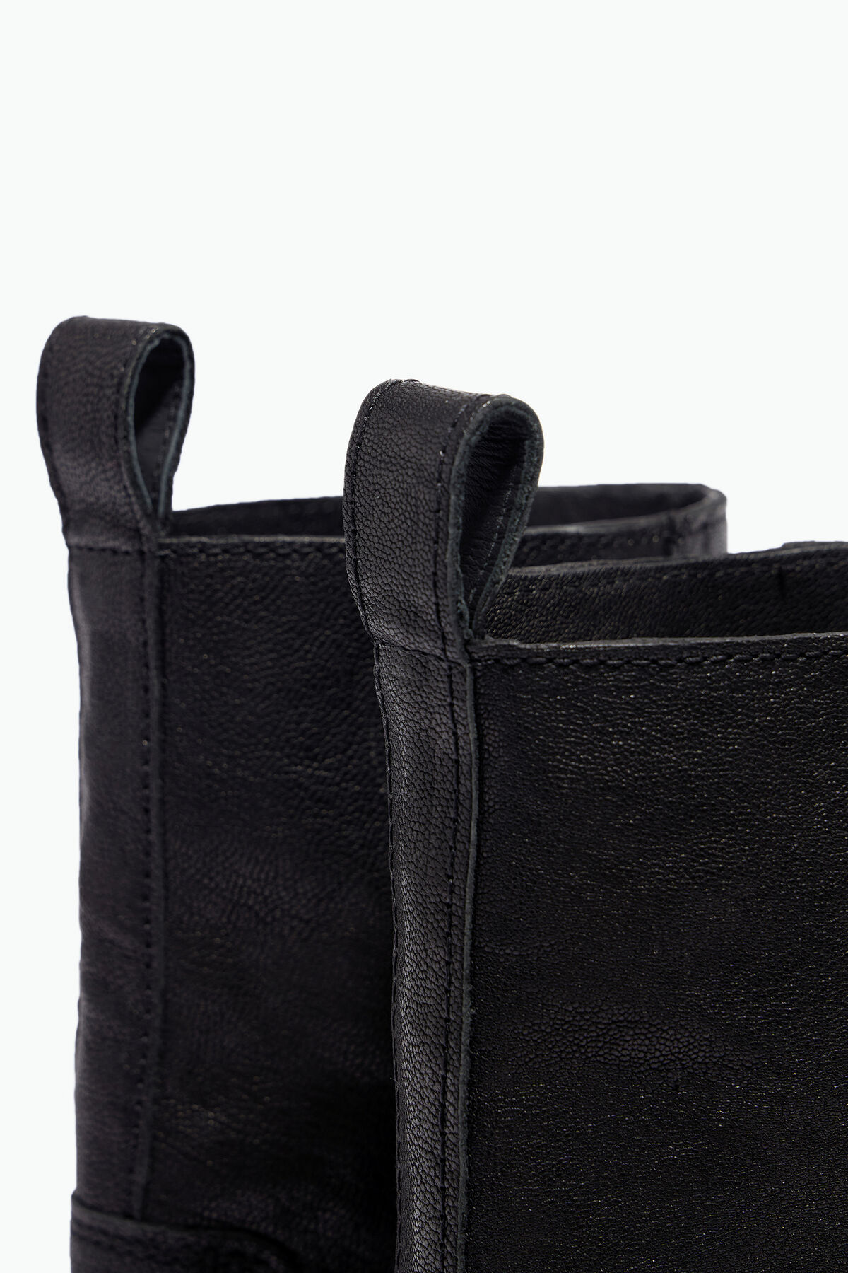 Botín campero piel negro