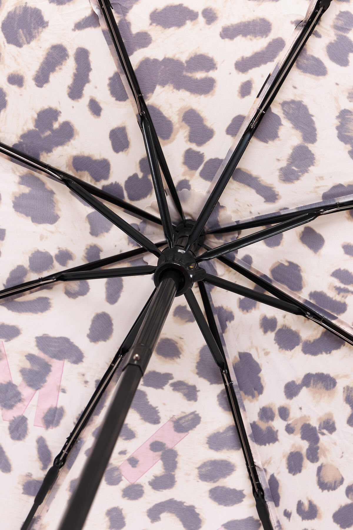 Paraguas plegable estampado leopardo